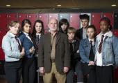Not giving in: the Glasgow Girls with teacher Euan Girvan (Gary Lewis)