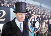 A nervous Duke of York (Colin Firth) addresses the Wembley crowd