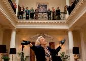 Opera diva Jean (Maggie Smith) rejoices at Hedsor House in Dustin Hoffman's 'Quartet'