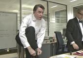 Lord Mandelson of Foy gives a masterclass in political shoelace tying Lord Mandelson of Foy gives a masterclass in political shoelace tying