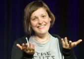 Josie Long: her political material would embarrass the average six-year-old