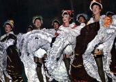 'French Cancan': the screen explodes with music, dancing and colour