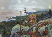 View from Mount Koli, the original inspiration for Sibelius's Fourth Symphony, by his brother-in-law Eero Järnefelt