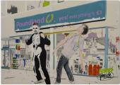 Almost vibrating with tension: 'A Pounding Outside Poundland' by Stuart Semple