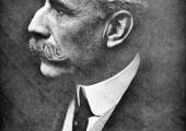 Elgar in 1917, the year before he composed the Piano Quintet