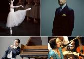 Four stars in four arts: ballerina Bridgett Zehr, actor Toby Jones, singer Mara Carlyle and harpsichordist Mahan Esfahani