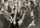 Colpeper holds court: Eric Portman, Dennis Price, John Sweet, Sheila Sim, and Graham Moffat  in 'A Canterbury Tale'