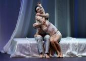 Scantly clad yet lacking in erotic tension: the titular couple in Scottish Ballet's Romeo and Juliet.