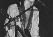 The Outsiders: Adrian Borland fronting the band at Covent Garden's Roxy Club in 1977