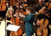 Compelling: Anja Bihlmaier conducting the BBC Philharmonic