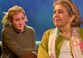Family at war: Nancy Carroll and Anne Reid in 'Marjorie Prime'