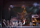 Happier times: artists of The Royal Ballet in 'The Nutcracker' of 2016 vintage, with an amply populated battle scene