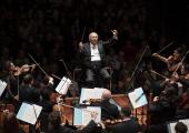 Zubin Mehta conducting the Australian World Orchestra in the Usher Hall