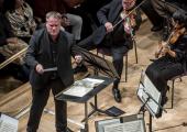 Precision and attack: John Storgårds conducts the BBC Philharmonic, with leader Yuri Torchinsky and assistant leader Midori Sugiyama