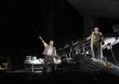 The lustiest of sword-forgings: Stefan Vinke as Siegfried, Gerhard Siegel as scheming Mime