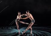 In a whirl: Tom Rogers and Yu Kurihara of Birmingham Royal Ballet in 'Lazuli Sky'