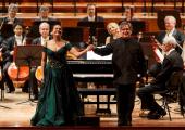 The stars come out for Mozart: 'We have our Saint Cecilia here'