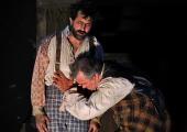Karim Sulayman as Charles Byrne and Jonathan Gunthorpe as John Hunter