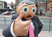 The eternal optimist: Frank Sidebottom (Chris Sievey) perseveres