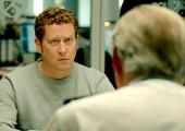 DCI Ian Buckells (Nigel Boyle), being quizzed by Ted Hastings (Adrian Dunbar)