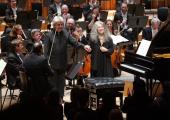 Triumphant partnership: Marios Papadopoulos and Martha Argerich