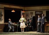 Alone with the boys: Giulietta ( Jessica Cale) at Capellio's