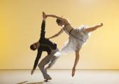 Masked crusaders: Nicholas Bodych and Elly Braund in Richard Alston's newest company work, 'Carnaval'