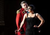 Ideal lovers: Aryeh Nussbaum Cohen as Cesare and Louise Alder as Cleopatra