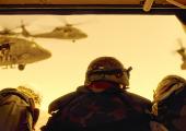 Chopper squad: the Americans fly in