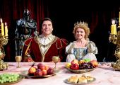 David Walliams as Prince Charming, Sian Gibson as Cinderella