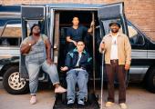 Clockwise from left: Gabourey Sidibe, Hayden Szeto, Ravi Patel and Grant Rosenmeyer