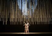 Steven McRae and dancers of the Royal Ballet in Alastair Marriott's 'Connectome', the evening's second half.