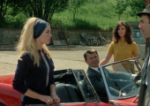 Scene from a marriage: Brigitte Bardot, Jack Palance, Giorgia Moll and Michel Piccoli in 'Contempt'