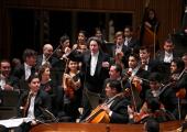 Gustavo Dudamel and some of his fellow Venezuelans last night