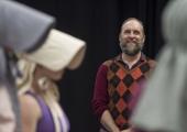 'I am a bit of a conceptualist': Marc Rees with cast members in rehearsal for {150}