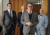 The ad men: Don Draper, Roger Sterling, Lane Pryce, Bert Cooper