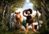 One boy and his dog - Eddie Redmayne voices lead Cave Man, Dug, right