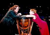 Pie-chat over a kettledrum: Bryn Terfel and Emma Thompson