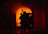 Highway to Hell: Don Giovanni (George von Bergen) makes his final exit