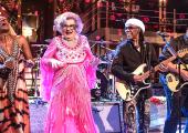 Housewife superstar Dame Edna gets down with Chic