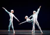 Stark grace and heroic simplicity: Edward Watson, Marianela Nuñez, Federico Bonelli in Monotones II