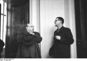 Hanns Eisler and Berthold Brecht in 1950