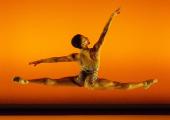 Winning streak: Emile Gooding, just one year out of the Royal Ballet School, in Christopher Wheeldon's 'Within the Golden Hour'