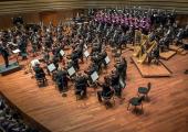 Peter Eötvös conducting 'Halleluja' in Budapest's main concert hall