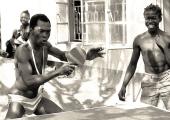No zombie: Fela Kuti at play in his compound