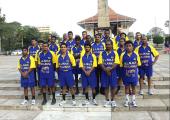 Now you see them: the Sri Lankan National Handball Team
