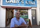 Gaby's owner, Gaby Elyahou, not quite ready to sing