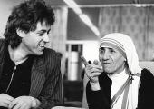 Saint Bob? Geldof meets Mother Theresa in 1985