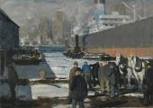 George Bellows, Men of the Docks, 1912, recently acquired by the National Gallery for $25.5 million