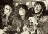 Electric warriors: Marc Bolan with Elton John and Ringo Starr